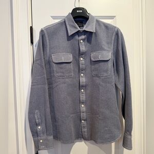 Treasure & Bond Blue Button-Up Shirt